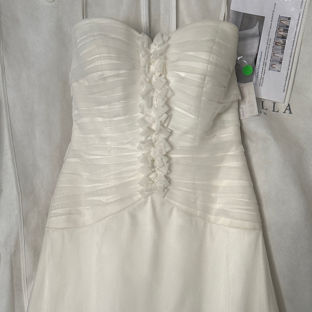 Priscilla of Boston Cream Strapless Dress